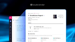 Breakdown Summary Reports in StudioBinder | Reports Tutorial