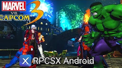 RPCSX Android - Marvel vs Capcom 3 Gametest