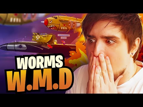 Видео: РАЗНЕСЛИ САМОЛЁТ В ПУХ И ПРАХ | Worms W.M.D