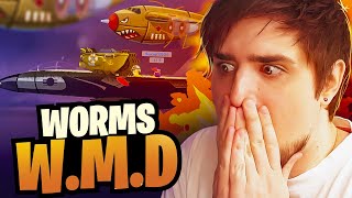 РАЗНЕСЛИ САМОЛЁТ В ПУХ И ПРАХ | Worms W.M.D