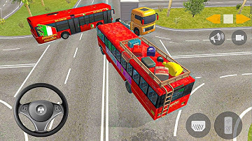 Bus Sleeper driving simulator: Indian bus simulator 3D | Bus game android gameplay
