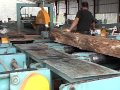 Grey Sawmill Machinery :The Grey - Series 2000 Flitching and Resaw System (Video 2)