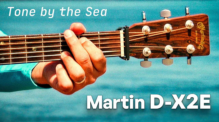 Martin D-X2E Guitar Review by the Ocean 🌊 | Sound, Strumming & Scenery!