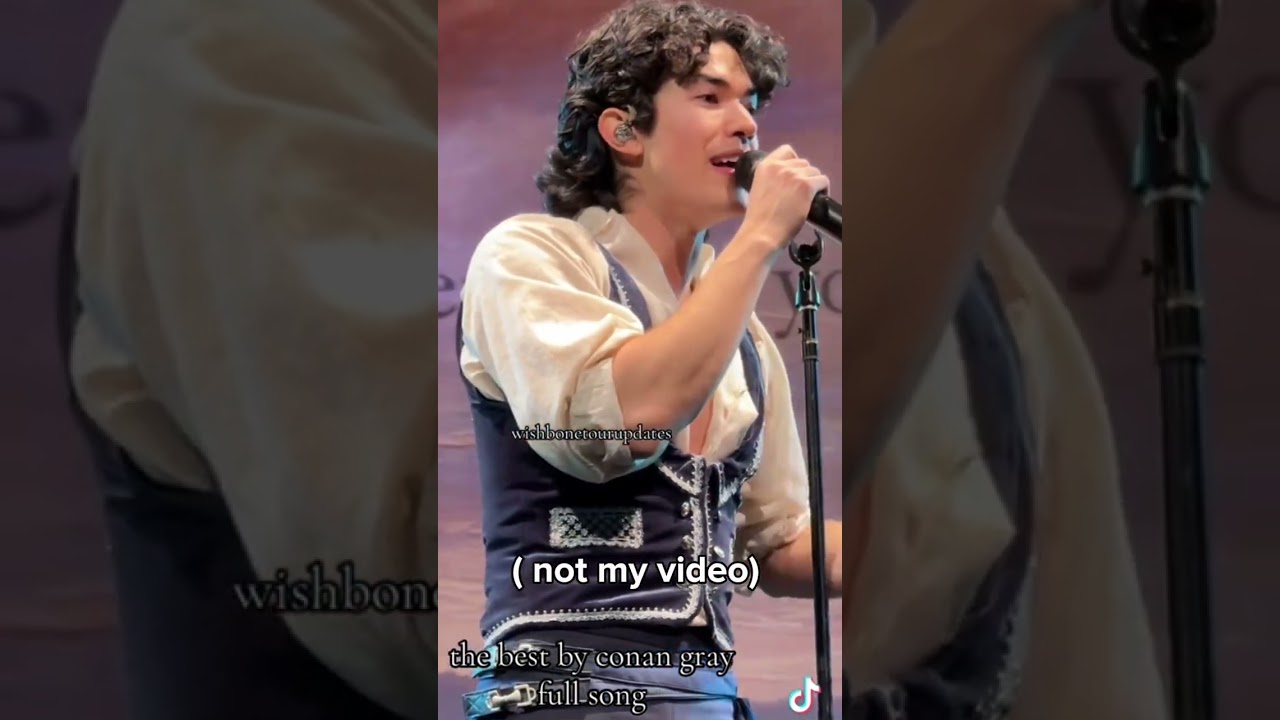 ‘ the best by conan gray full video CONCERT SPOILER ALERT ‼️’