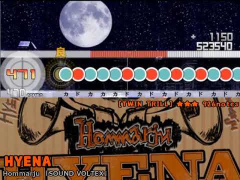【創作譜面】HYENA / Hommarju 【太鼓さん次郎】