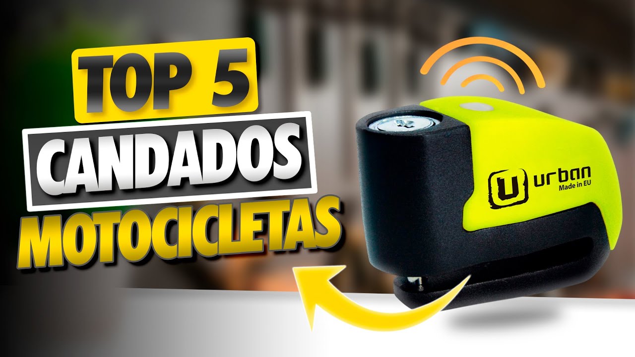 Los 5 Mejores CANDADOS PARA MOTOCICLETAS Calidad Precio [2025] ✅ Antirrobo / Alta Seguridad