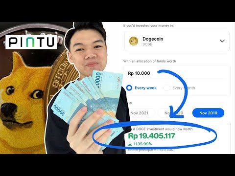 MODAL 10 RIBU BISA JADI 19 JUTA | TUTORIAL TRADING CRYPTO UNTUK PEMULA DI APLIKASI PINTU