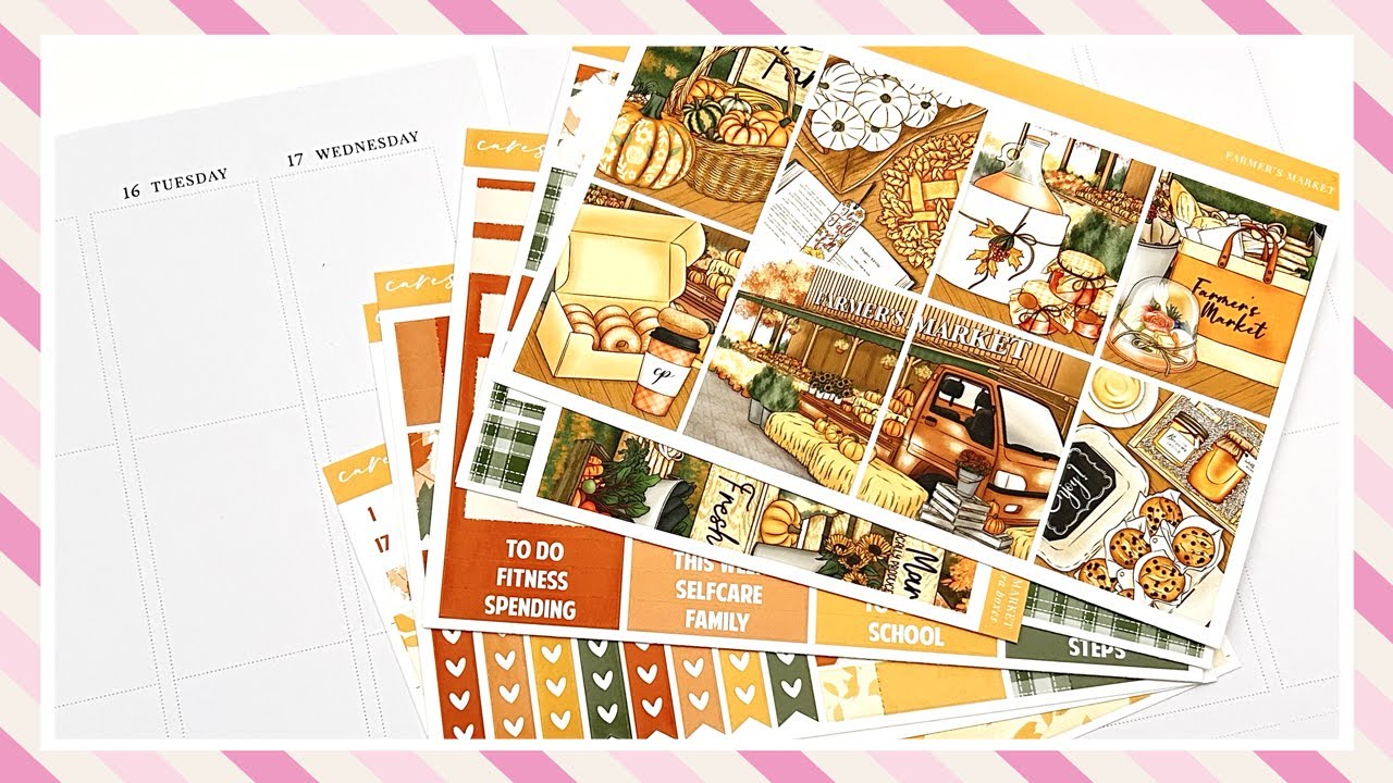 Plan With Me ☆ Farmer's Market (Caress Press)