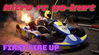 Worlds Most Realistic Nitro Powered Go-Kart Carson Rc First Fire