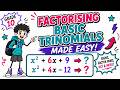 Factorising Basic Trinomials Made Easy | CAPS Grade 10 Maths