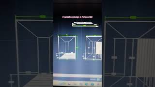 how to make foundation design in Autocad 2D #autocad