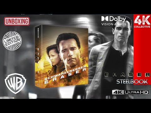 Eraser 4K UltraHD Blu-Ray Limited Edition Collectors Steelbook Unboxing
