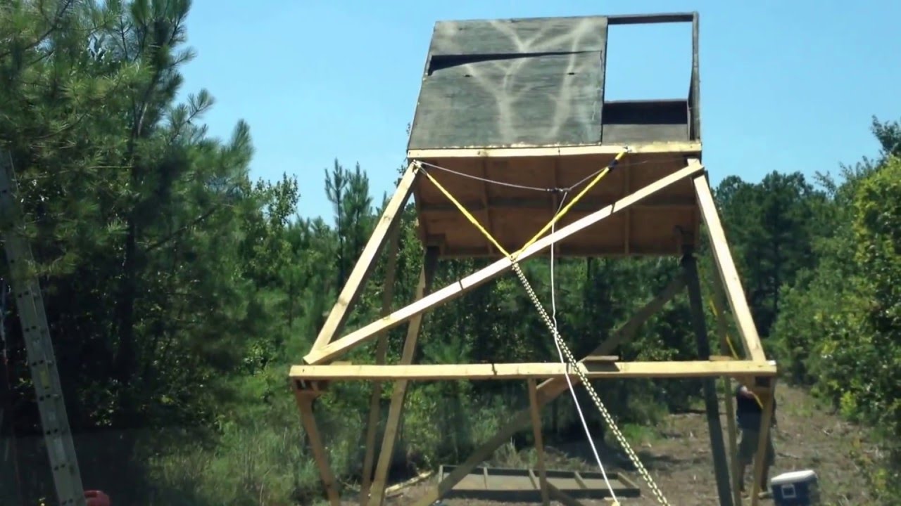 Raising The Deer Stand YouTube