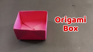 Cara Membuat Kotak Box Persegi dari Kertas Origami | Origami Box