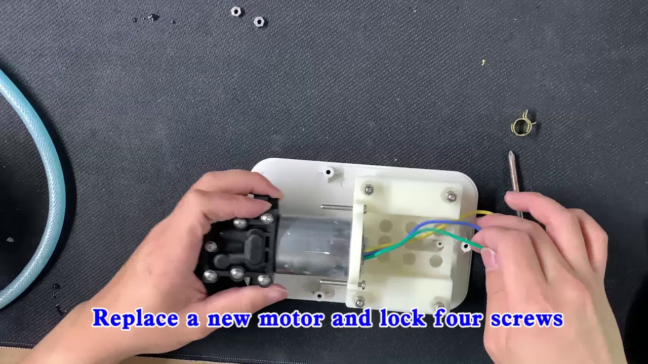 Kingpump A380-2  Cleaning Machine "How to replace a new motor"