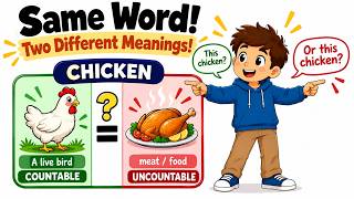 Dual Nouns — Countable & Uncountable | English Grammar || EngliMation Noun Series Ep. 11