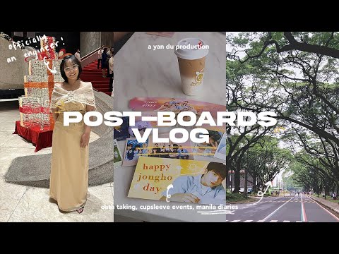 post board exams vlog 💌 oath taking, cupsleeve events, manila diaries (engineering philippines)