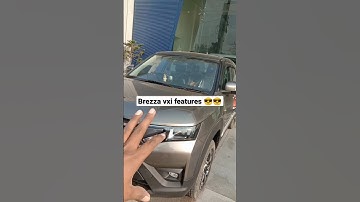 New Brezza 2023 vxi variant complete suv👍 #shorts #carparivar #marutisuzuki #brezza2023 #automobile
