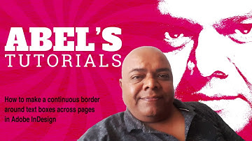 Make a continuous border around a text box across multiple pages in Adobe InDesign CC
