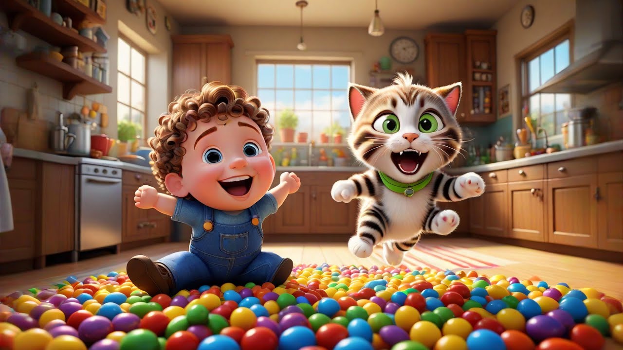 Jumping Beans on the Floo | Fun Action Song for Kids | Nursery Rhymes and Preschool Learning