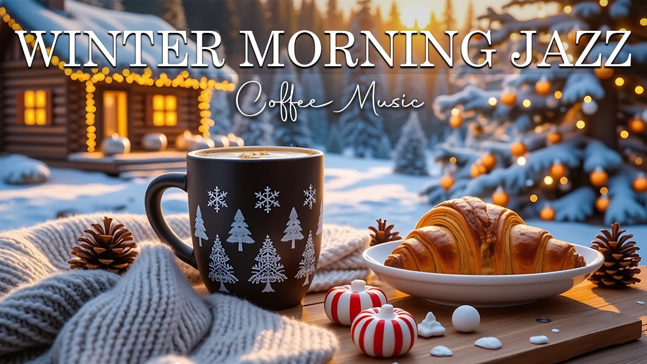 Winter Morning Jazz ❄️December Bossa Nova Piano & Lightly Coffee Jazz Background Music for Good Mood