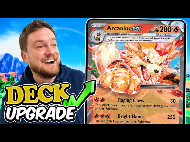 How to Upgrade Arcanine ex Starter Deck on Pokemon TCG Live - YouTube