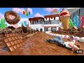 Franklin stuck in Chocolate Tsunami World - INDIAN BIKES DRIVING 3D