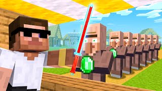 I Crafted Illegal items for Villagers in Minecraft..
