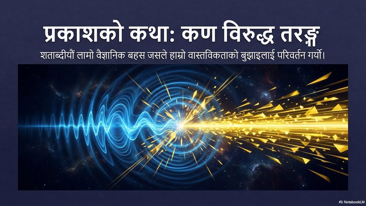 प्रकाश: कण या तरंग(काव्यात्मक यात्राको विश्लेषण)