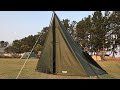 【まるでテント】DDタープ、オリジナルシェルター張りで誕生日キャンプ！