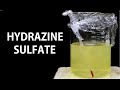 Making Hydrazine Sulfate from Urea and Bleach