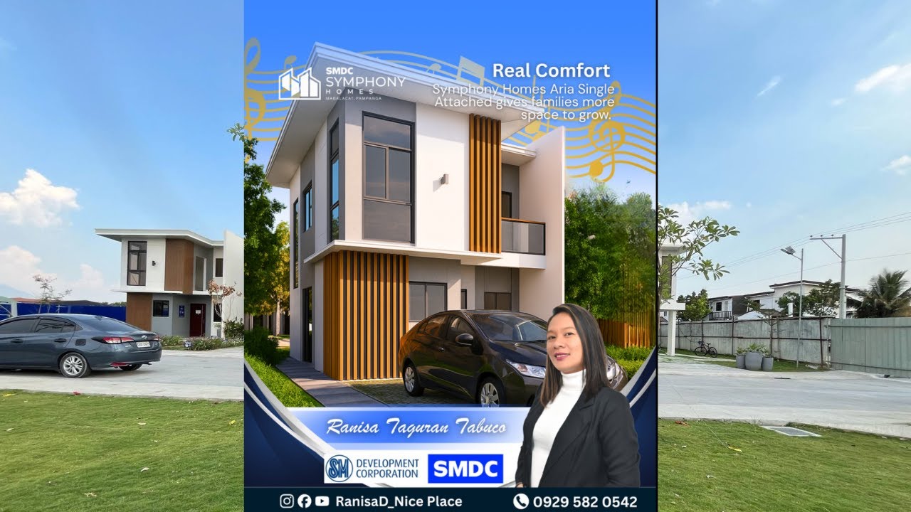 SINGLE ATTACHED ARIA UNIT SYMPHONY HOMES MABALACAT PAMPANGA INQUIRE ME NOW 09295820542 NEAR AIRPORT