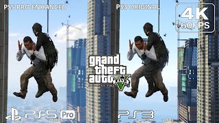 GTA 5 ENHANCED - PS5 PRO VS PS3 Comparison (4K 60FPS) | Three's Company screenshot 5