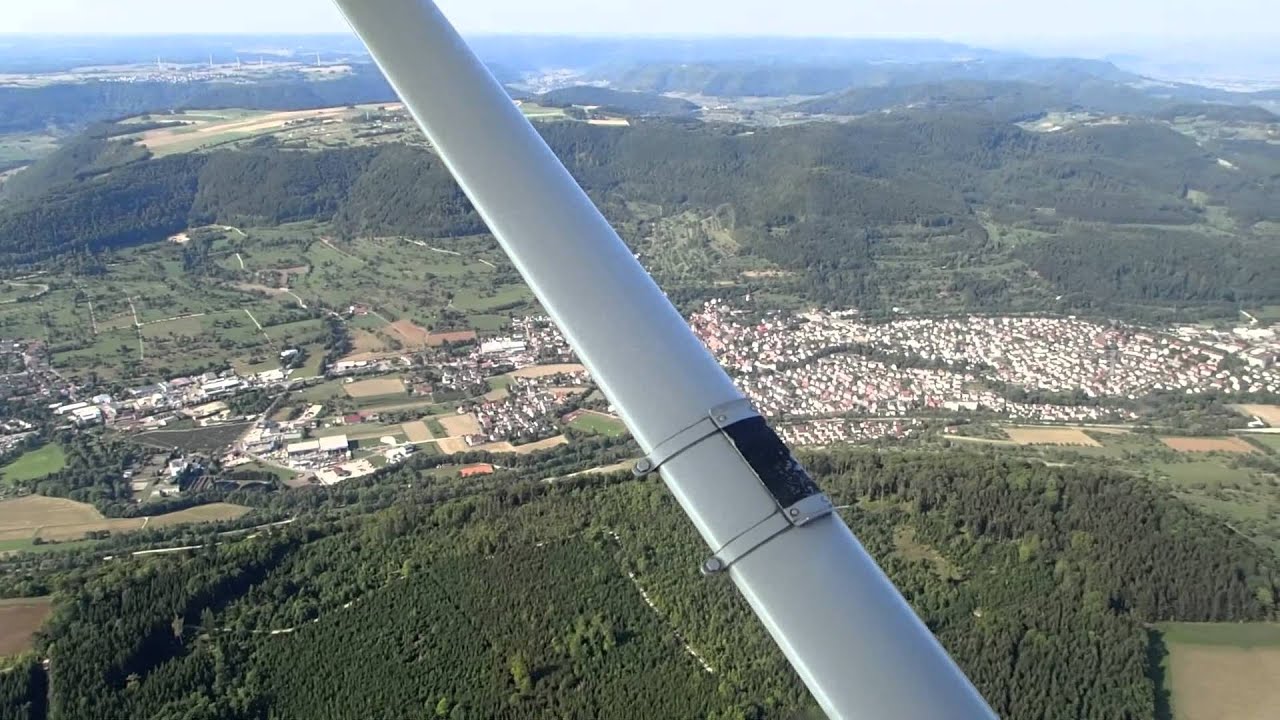 Über steile Hänge und tiefe Täler: Flug von Eybach über Geislingen nach Süßen und Donzdorf.