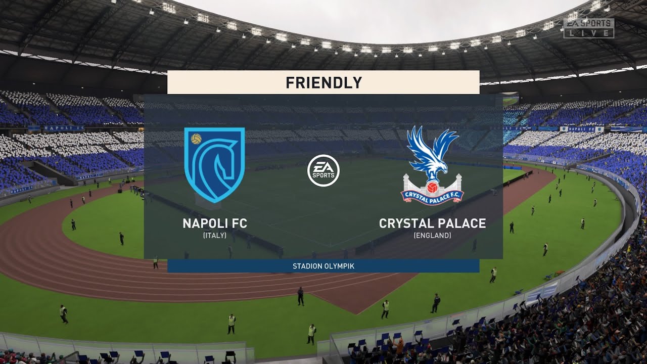 Napoli vs Crystal Palace (11/12/2022) Club Friendlies FIFA 23 YouTube