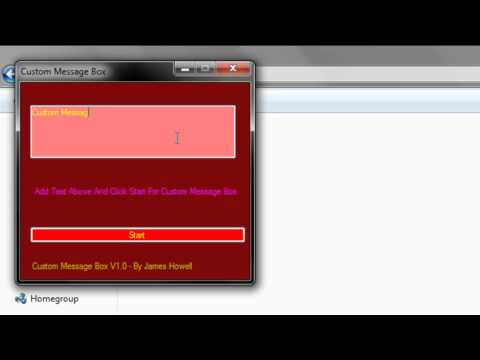 The Custom Message Box I Made