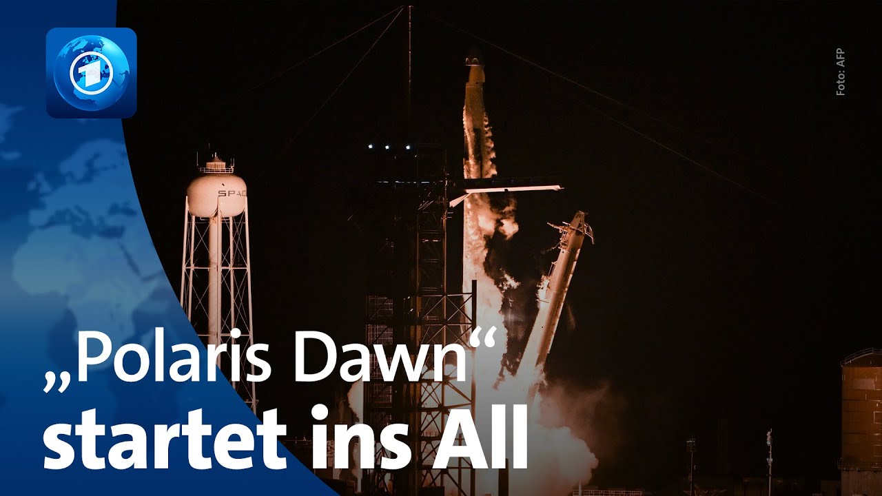 Private Weltraummission „Polaris Dawn“ gestartet