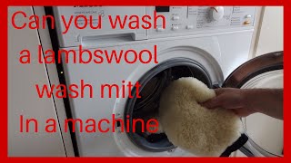 How I Wash My Lambswool Wash Mitt