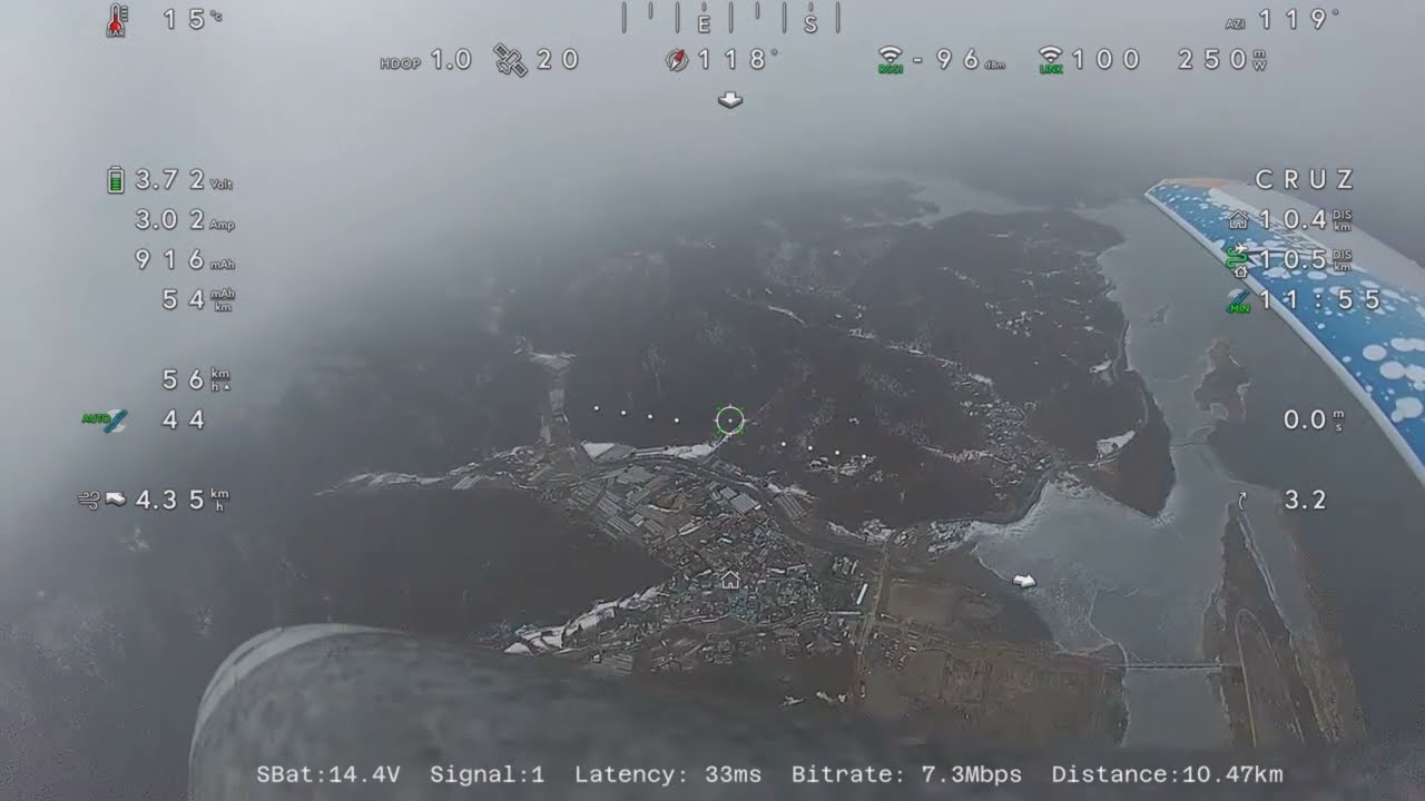 XBIRD800 v2 / flight vlog #3  snow or rain?