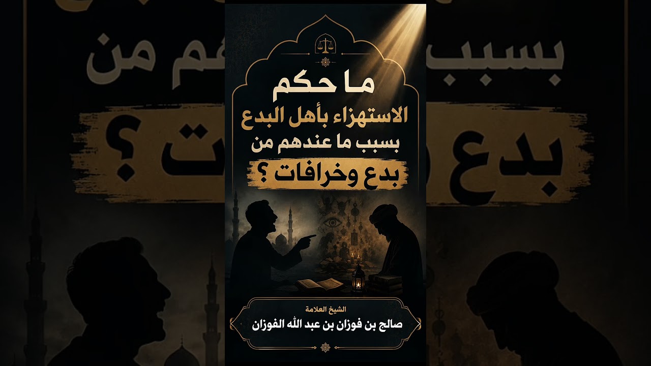 ما حكم الاستهزاء بأهل البدع بسبب ما عندهم من بدع وخرافات ؟ الشيخ العلامة صالح بن فوزان الفوزان .