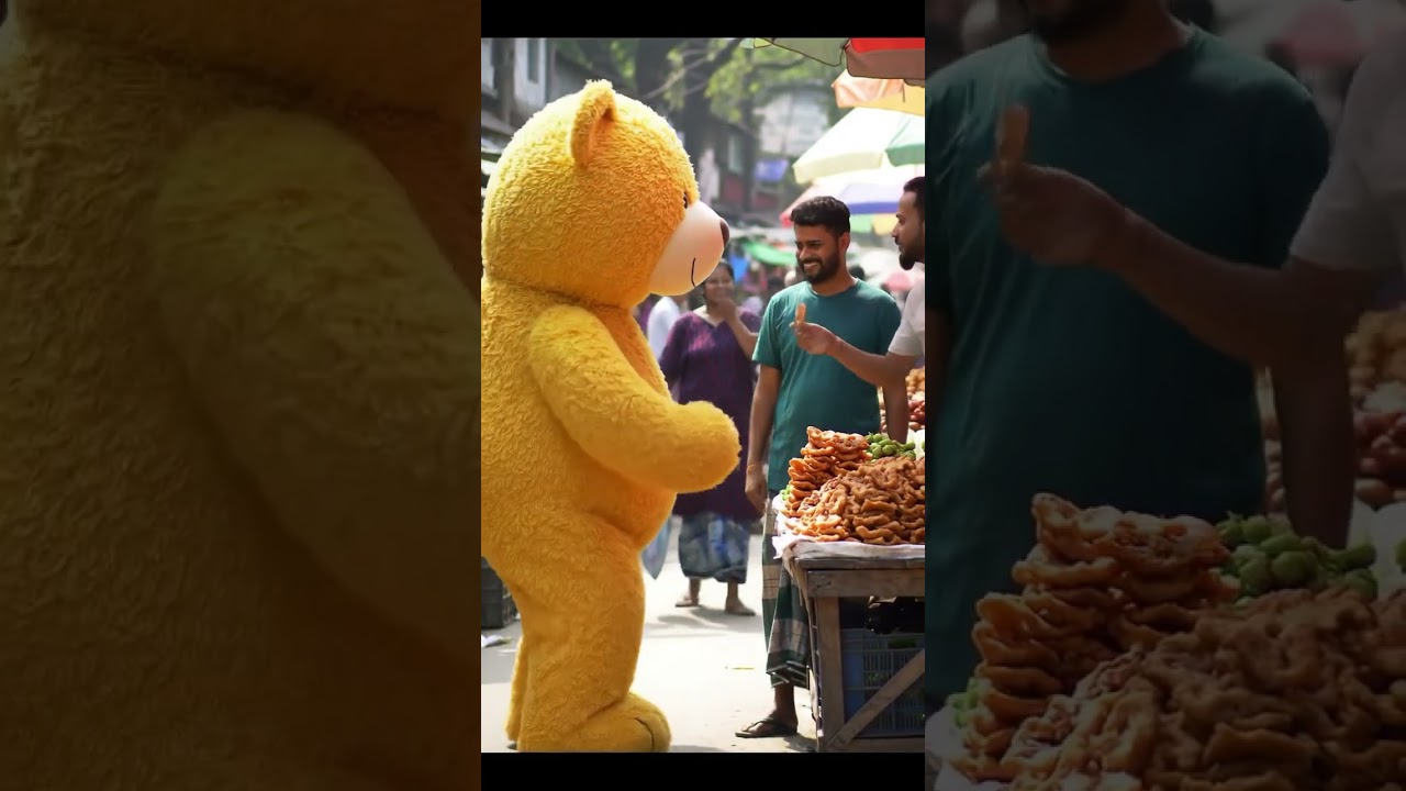 Teddy Bear’s Unexpected Move in Public 😂 | Funny Real-Life Prank