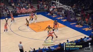 NBA2K27 - Seattle Super Saiyan vs Warriors screenshot 1