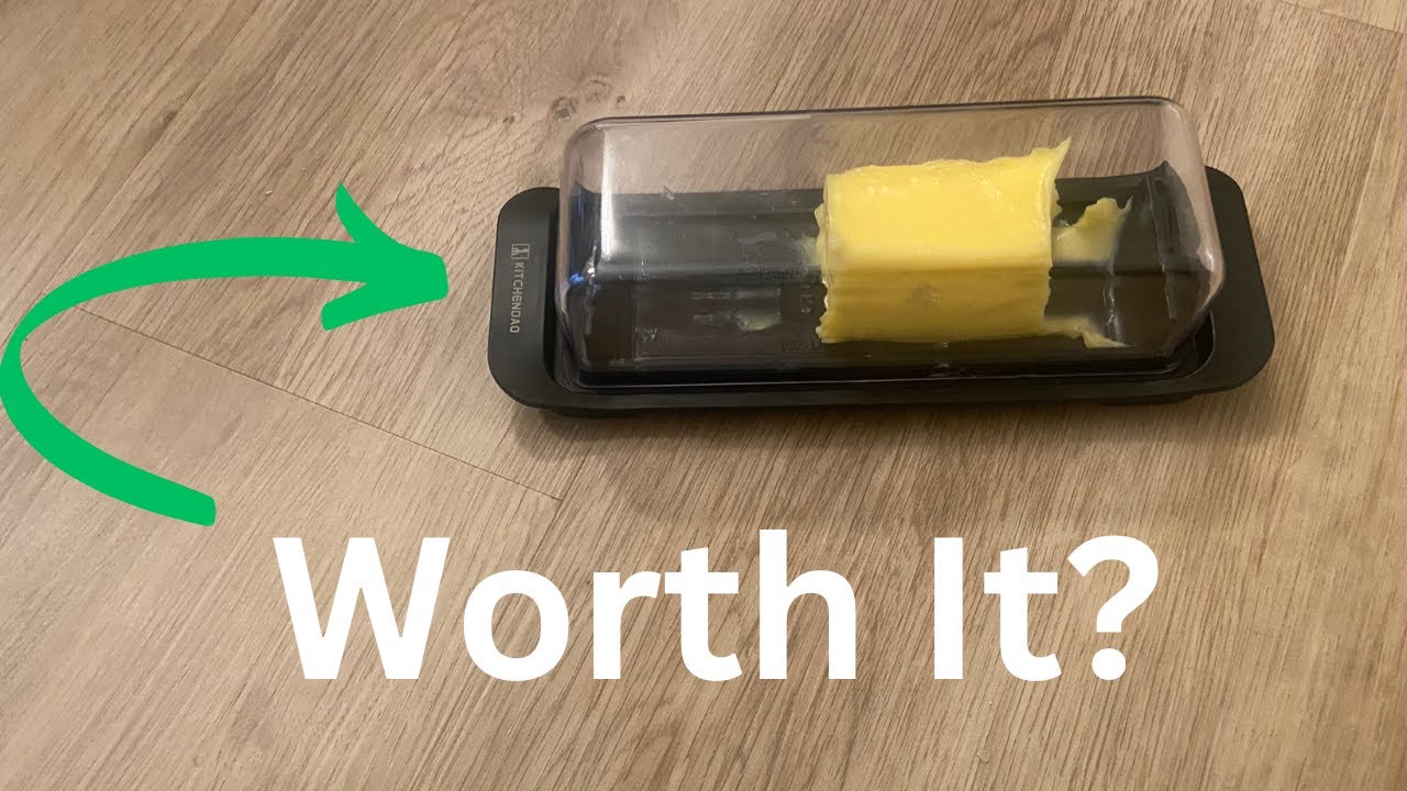 Review - KITCHENDAO Airtight Butter Dish with Lid for Countertop and Refrigerator Door Shelf