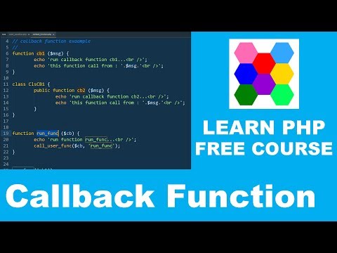Learn PHP - Tips & Tricks | Callback function