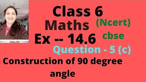 Question 5 (c).  (Exercise 14.6 ) ( ch - 14 Practical Geometry. # Class 6 maths ncert l cbse