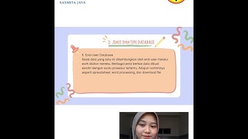 Mari Belajar Database Sistem Informasi Manajeman bersama Mahasiswi UNPAM👋