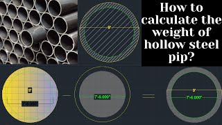 How to calculate the weight of a hallow steel pip? screenshot 3