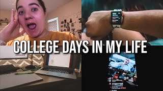 COLLEGE DAYS IN MY LIFE VLOG! Homework, Workout \& Justin Bieber Live In Paris | Hannah Rebekah