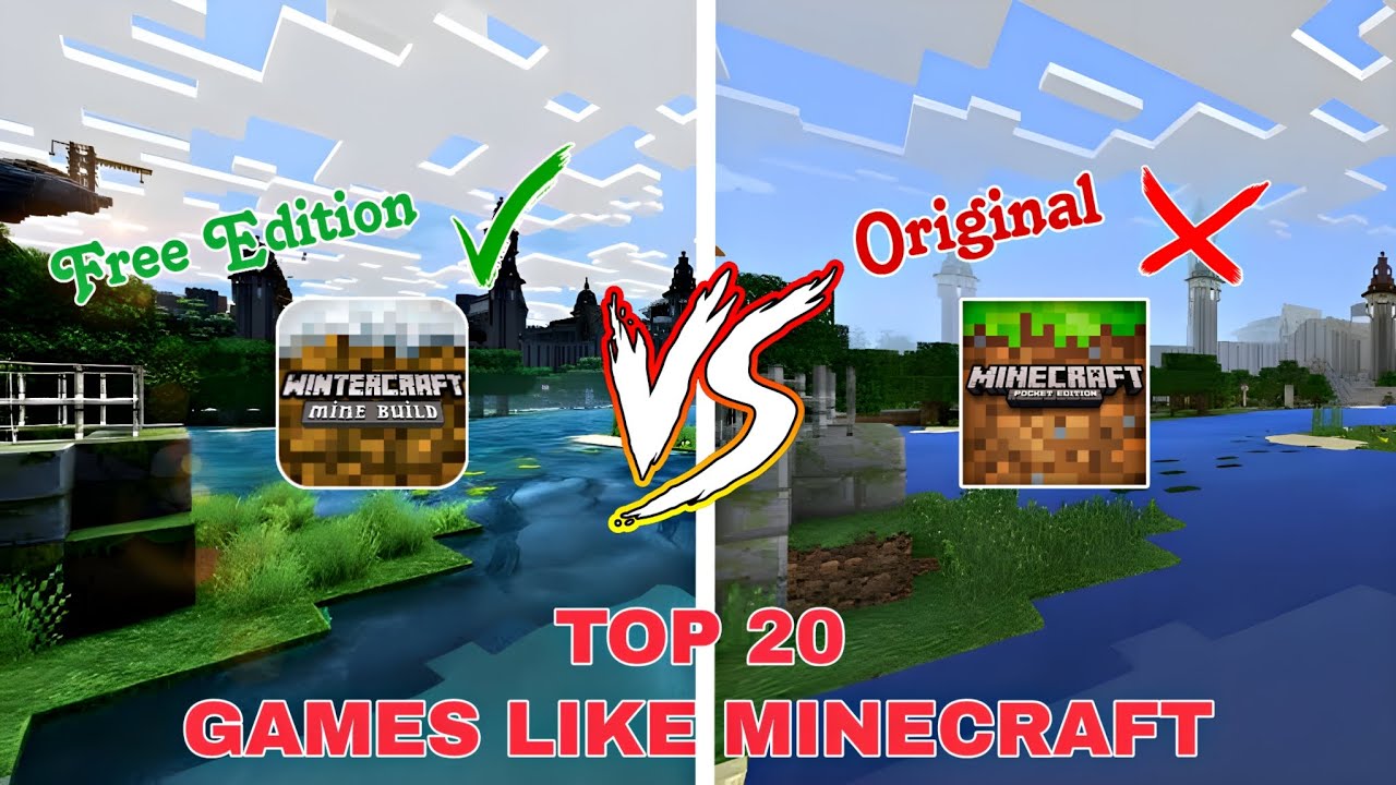 Top 20 Best Free Games like Minecraft 2023 (Android iOS)