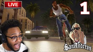GTA San Andreas Definitive Edition walkthrough livestream